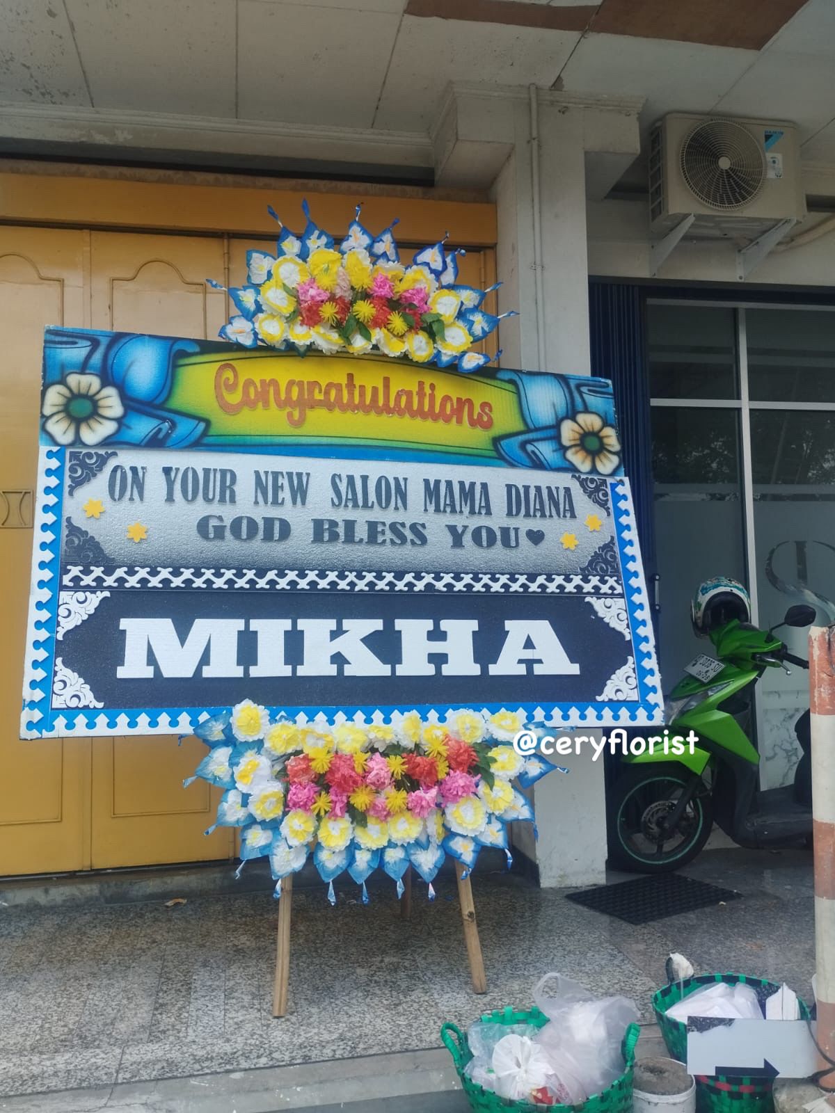 Papan Bunga Sukacita 450k